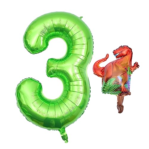 NAMOARLY Geburtstagsballons Banner 40 Grüne Ziffer Aluminiumfolienballons Dinosaurier Thema Kit NAMOARLY Geburtstagsballons Banner 40 Grüne Ziffer Aluminiumfolienballons Dinosaurier Thema Kit von NAMOARLY