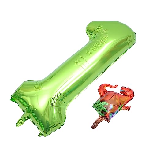 NAMOARLY Geburtstagsballon-set 40 Zoll Grüne Dinosaurier-ziffernballons Aus Aluminiumfolie Foto-requisite Für Die Feierdekoration NAMOARLY Geburtstagsballon-set 40 Zoll Grüne Dinosaurier-ziffernballons Aus Aluminiumfolie Foto-requisite Für Die Feierdekoration von NAMOARLY