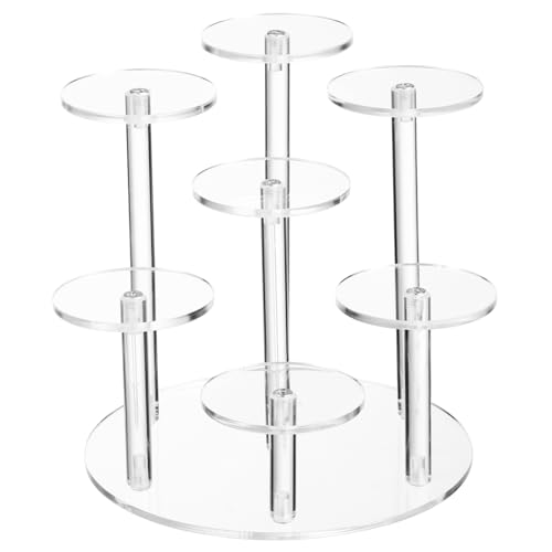 NAMOARLY Ausstellungsstand Runden Einzelhandel Transparent Showcase Mehrere Abgestuft Staffelei Stehen Sockel Steigleitung Löschen Sie Anzeigeständer Party Gestell Schmuck Regal Acryl NAMOARLY Ausstellungsstand Runden Einzelhandel Transparent Showcase Mehrere Abgestuft Staffelei Stehen Sockel Steigleitung Löschen Sie Anzeigeständer Party Gestell Schmuck Regal Acryl von NAMOARLY