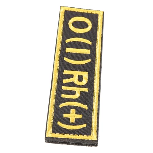 NAMOARLY Bluttyp Arm Patch Dekorativer Klettpatch für Rucksäcke und Kleidung Einfach Anzubringen mit Klaren Schriftzügen für Outdoor Aktivitäten und NAMOARLY Bluttyp Arm Patch Dekorativer Klettpatch für Rucksäcke und Kleidung Einfach Anzubringen mit Klaren Schriftzügen für Outdoor Aktivitäten und von NAMOARLY
