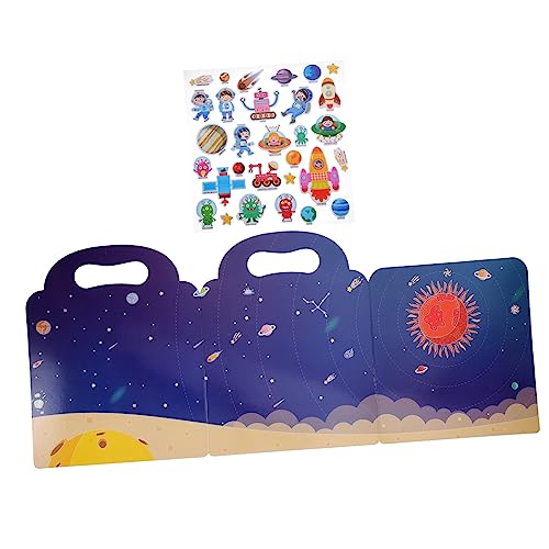 NAMOARLY Cartoon-stickerbuch Für Kinder Im Vorschulalter Pädagogisches Paket Mit Wiederverwendbaren Stickern Für Fensterglas von NAMOARLY