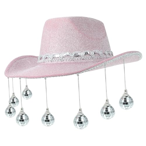 NAMOARLY Disco-Cowboyhut Neonhüte für Glow-Party Hut Frauen Strohhut Mini-Cowgirl-Hut Cowgirls Kappe damenmützen frauenmützen Disco-Outfit Cowgirl-Hut Cowgirl-Outfit-Accessoire Plastik Rosa NAMOARLY Disco-Cowboyhut Neonhüte für Glow-Party Hut Frauen Strohhut Mini-Cowgirl-Hut Cowgirls Kappe damenmützen frauenmützen Disco-Outfit Cowgirl-Hut Cowgirl-Outfit-Accessoire Plastik Rosa von NAMOARLY