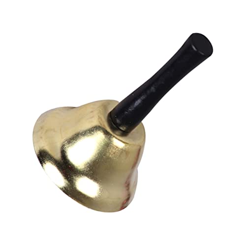 NAMOARLY Extra Lauter Handglocke mit Holzgriff Metallische Handglocke für Anrufe Musik und Deko für und Alltag NAMOARLY Extra Lauter Handglocke mit Holzgriff Metallische Handglocke für Anrufe Musik und Deko für und Alltag von NAMOARLY