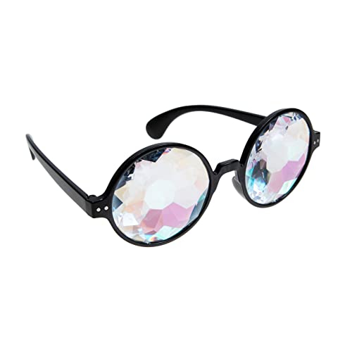 NAMOARLY Feiertagsdekorationen Pixelig Kaleidoskop-Brille Beugungsgläser Verkaufsstand Alien-Brille Mode Partybrille Rahmen Zubehör Steampunk-Brille Retro Prisma Black Plastik NAMOARLY Feiertagsdekorationen Pixelig Kaleidoskop-Brille Beugungsgläser Verkaufsstand Alien-Brille Mode Partybrille Rahmen Zubehör Steampunk-Brille Retro Prisma Black Plastik von NAMOARLY