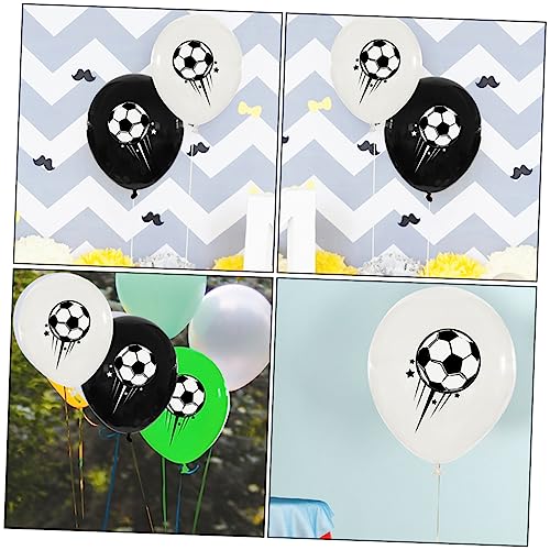 NAMOARLY Fußballmuster Latexballons Für Kindergeburtstage Dekorative Fußball Druckballons Für Fußball Themenpartys NAMOARLY Fußballmuster Latexballons Für Kindergeburtstage Dekorative Fußball Druckballons Für Fußball Themenpartys von NAMOARLY