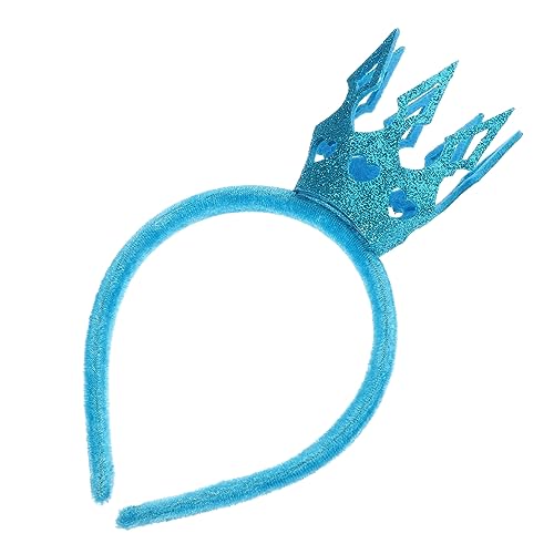 NAMOARLY Glänzendes Kronen-haarband Haarreifen in Kronenform Stirnbänder Diademe Für Mädchen Bling-kronen-stirnband Mädchen-geburtstags-stirnband Ausgabekarte Kunststoff Abschlussball von NAMOARLY