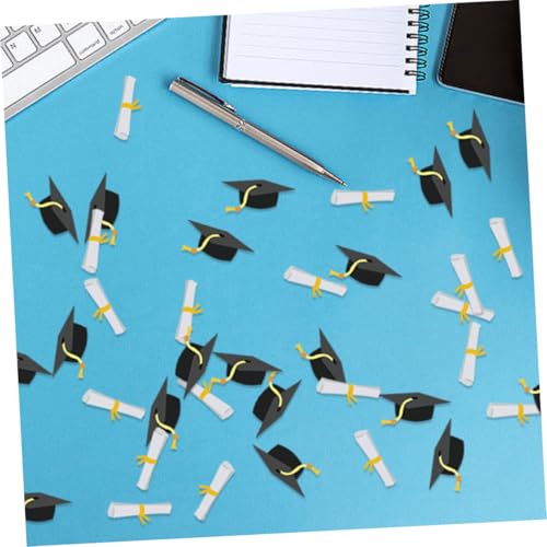 NAMOARLY Graduation Cap Konfetti Papier Dekoration Abschlussfeier Party Deko für Schule Klassenzimmer Feier Festlicher Look Sicheres Material NAMOARLY Graduation Cap Konfetti Papier Dekoration Abschlussfeier Party Deko für Schule Klassenzimmer Feier Festlicher Look Sicheres Material von NAMOARLY