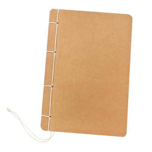 NAMOARLY Handgemachtes Notizbuch Retro Kraftpapier Blanko Skizzenbuch DIY Tagebuch Weißes Holzfreies Papier Für Schule Büro von NAMOARLY