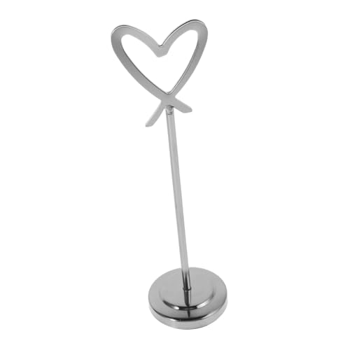 NAMOARLY Herzförmige Foto -memo -halter Edelstahl Tabletop -kartenhalter Für Hochzeits Mit Visitenkarten Fotos Und Notizen NAMOARLY Herzförmige Foto -memo -halter Edelstahl Tabletop -kartenhalter Für Hochzeits Mit Visitenkarten Fotos Und Notizen von NAMOARLY