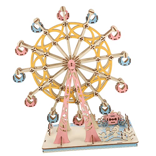 NAMOARLY Holzbausatz Rätsel 1 Set 3D Holzpuzzle Ferris Wheel Modell Für Erwachsene Und Bausatz Zum Zusammenbauen Kreatives DIY Puzzle Kit Für 4 8 Jahre Alt Handgefertigtes Holzspielzeug NAMOARLY Holzbausatz Rätsel 1 Set 3D Holzpuzzle Ferris Wheel Modell Für Erwachsene Und Bausatz Zum Zusammenbauen Kreatives DIY Puzzle Kit Für 4 8 Jahre Alt Handgefertigtes Holzspielzeug von NAMOARLY