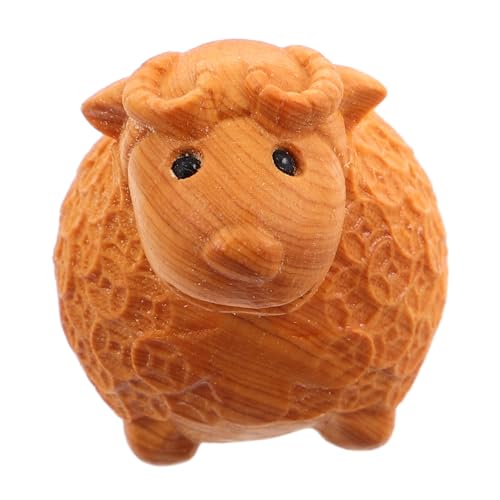 NAMOARLY Nette Schafe Ornament Exquisite Holz Tier Skulptur Ostern Decor Für NAMOARLY Nette Schafe Ornament Exquisite Holz Tier Skulptur Ostern Decor Für von NAMOARLY