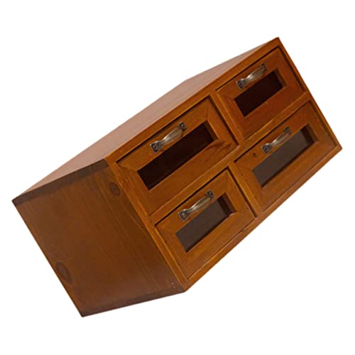 NAMOARLY Holzschublade Vintage Doppel Layer Aufbewahrungsbox mit Fächern Multifunktionaler Schreibtisch Organizer für Schmuck Kosmetik und Eleganter und Rustikaler Stauraum für Tisch NAMOARLY Holzschublade Vintage Doppel Layer Aufbewahrungsbox mit Fächern Multifunktionaler Schreibtisch Organizer für Schmuck Kosmetik und Eleganter und Rustikaler Stauraum für Tisch von NAMOARLY