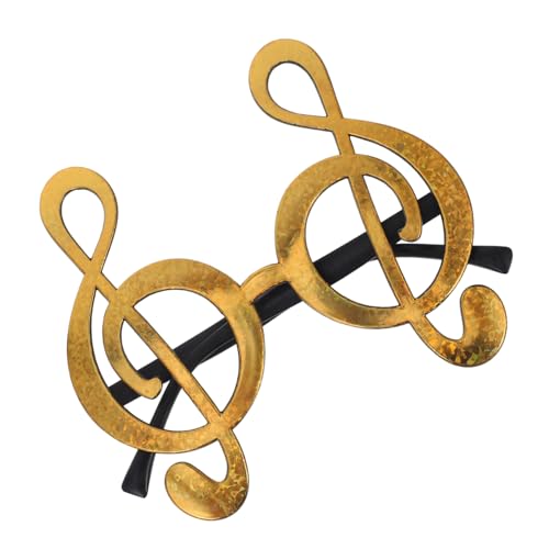 NAMOARLY Lustige Musiknoten Brille Partyaccessoire für Unvergessliche Fotos für Musikfeiern als Dekoration und für Freunde und Familie NAMOARLY Lustige Musiknoten Brille Partyaccessoire für Unvergessliche Fotos für Musikfeiern als Dekoration und für Freunde und Familie von NAMOARLY