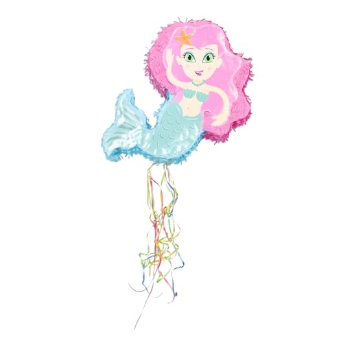 NAMOARLY Meerjungfrau Pinata für Geburtstagsfeiern Papier zum Befüllen für Kinderpartys Lebendige Dekoration für Meerjungfrauen Themen NAMOARLY Meerjungfrau Pinata für Geburtstagsfeiern Papier zum Befüllen für Kinderpartys Lebendige Dekoration für Meerjungfrauen Themen von NAMOARLY