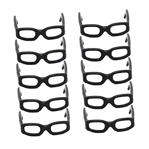 NAMOARLY Puppenbrille Mini Puppen Zubehör Miniatur Puppenbrillen Schwarze Rahmen Accessoires Für Puppen Dekorative Brillen Für Puppenhaus Und Rollenspiele Spielzeugzubehör Für Kreative Spielwelten NAMOARLY Puppenbrille Mini Puppen Zubehör Miniatur Puppenbrillen Schwarze Rahmen Accessoires Für Puppen Dekorative Brillen Für Puppenhaus Und Rollenspiele Spielzeugzubehör Für Kreative Spielwelten von NAMOARLY