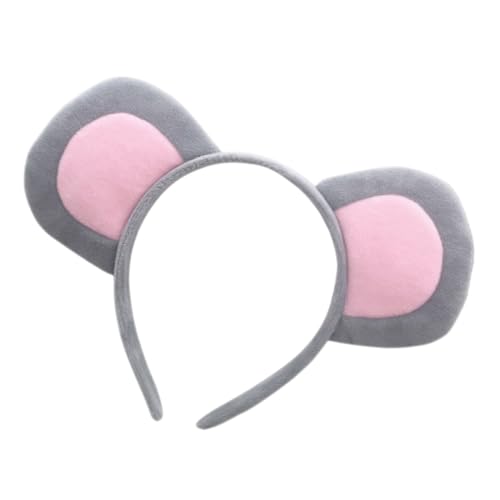 NAMOARLY Mouse Ohren Stirnband Weiches Mausohren Haarreif für Karneval Halloween Fasching Party Bequemer Rutschfester Kopfschmuck für Cosplay und Kostüm Zubehör NAMOARLY Mouse Ohren Stirnband Weiches Mausohren Haarreif für Karneval Halloween Fasching Party Bequemer Rutschfester Kopfschmuck für Cosplay und Kostüm Zubehör von NAMOARLY