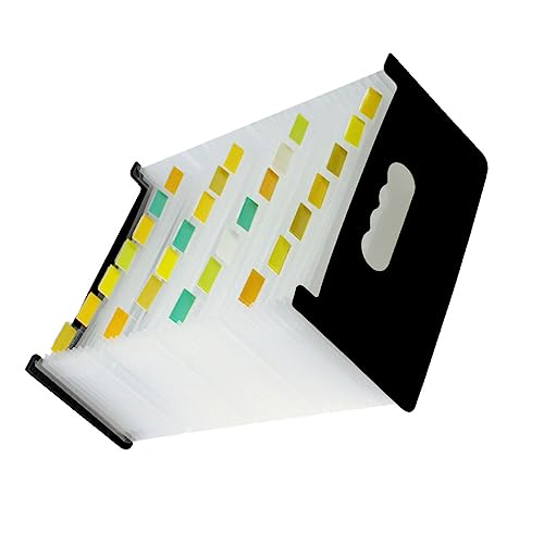 NAMOARLY Ordner Orgel Papier-organizer-ordner Dokumentordner Akkordeon Tragbare Erweiterbare Mappe Dateiordner Erweiterbarer Ordner Mehrlagige Ordnertasche Dateiorganisator Plastik Black NAMOARLY Ordner Orgel Papier-organizer-ordner Dokumentordner Akkordeon Tragbare Erweiterbare Mappe Dateiordner Erweiterbarer Ordner Mehrlagige Ordnertasche Dateiorganisator Plastik Black von NAMOARLY