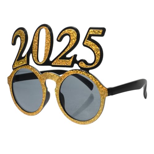 NAMOARLY Partybrille aus Robustem Pc-material Leichte Langlebige Silvesterbrille als Lustiges Fotoaccessoire für Erwachsene Stilvolle Neujahrsdeko und Graduation-party Eyewear NAMOARLY Partybrille aus Robustem Pc-material Leichte Langlebige Silvesterbrille als Lustiges Fotoaccessoire für Erwachsene Stilvolle Neujahrsdeko und Graduation-party Eyewear von NAMOARLY