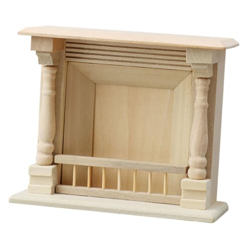 NAMOARLY Puppenhaus-miniaturmöbel-Set Im Maßstab 112 Unbehandeltes Holz Miniatur-Kamin Für Die Puppenhaus-Dekoration NAMOARLY Puppenhaus-miniaturmöbel-Set Im Maßstab 112 Unbehandeltes Holz Miniatur-Kamin Für Die Puppenhaus-Dekoration von NAMOARLY