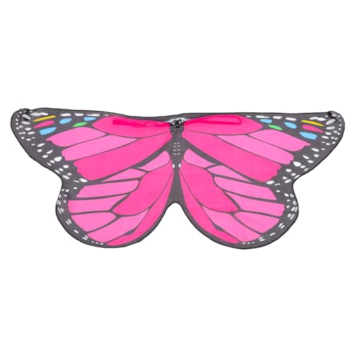 NAMOARLY Schmetterlings-umhang Feenflügel Für Erwachsene Prinzessinnenflügel Prinzessinnenumhänge Schmetterlingsumhänge Schmetterlingsflügel-kostüm Kleider Dekorationen Gurt Chiffon Kind von NAMOARLY