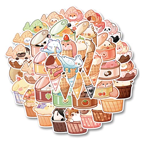 NAMOARLY 80stücke Cartoon Dessert Aufkleber Niedliche Lebensmittel Dekorationssticker Für Scrapbooking Tagebücher Alben Und Bastelprojekte Aufkleber Für Kreatives Design Und von NAMOARLY