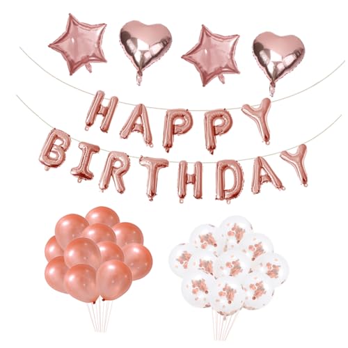 NAMOARLY Teiliges Set Roségold Luftballons Für Geburtstag Dekorative Ballons Für Geburtstagsfeier Partyzubehör Luftballons Für Stilvolle Feierlichkeiten NAMOARLY Teiliges Set Roségold Luftballons Für Geburtstag Dekorative Ballons Für Geburtstagsfeier Partyzubehör Luftballons Für Stilvolle Feierlichkeiten von NAMOARLY