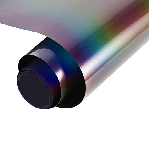 NANAPLUMS Holographic Plotterfolie Textil, Reflektierend Regenbogen Streifen Flexfolie Wärmeübertragung Vinyl, Flexfolie Plotter Textil für DIY T-Shirt, Taschen, Kleidung, Kissen NANAPLUMS Holographic Plotterfolie Textil, Reflektierend Regenbogen Streifen Flexfolie Wärmeübertragung Vinyl, Flexfolie Plotter Textil für DIY T-Shirt, Taschen, Kleidung, Kissen von NANAPLUMS