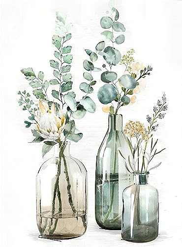 NANASUGUR Malen Nach Zahlen für Erwachsene Anfänger Kinder,mit Pinseln Acrylpigment,Landschafts Rahmenlos 40X50CM Drei Vasen NANASUGUR Malen Nach Zahlen für Erwachsene Anfänger Kinder,mit Pinseln Acrylpigment,Landschafts Rahmenlos 40X50CM Drei Vasen von NANASUGUR