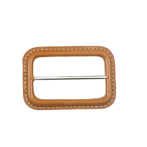 NANZU 2,5–6 cm schwarz/braun Echtleder-Schnalle Ersatz mit Leder überzogener Gürtelschnallen-Ersatz mit Stift zum Herstellen von Triglide-Schiebeschnallen NANZU 2,5–6 cm schwarz/braun Echtleder-Schnalle Ersatz mit Leder überzogener Gürtelschnallen-Ersatz mit Stift zum Herstellen von Triglide-Schiebeschnallen von NANZU