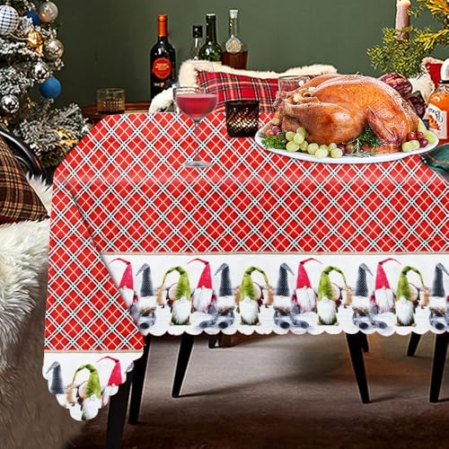 NAROSEBE Weihnachtstischdecken Rechteckig Abwaschbar 180 * 144cm Tischdecke Tischläufer Weihnachten Rot Tischhussen Rechteckig Weihnachtstischläufer Tischtuch Tischwäsche Weihnachten Tischdeko Set NAROSEBE Weihnachtstischdecken Rechteckig Abwaschbar 180 * 144cm Tischdecke Tischläufer Weihnachten Rot Tischhussen Rechteckig Weihnachtstischläufer Tischtuch Tischwäsche Weihnachten Tischdeko Set von NAROSEBE