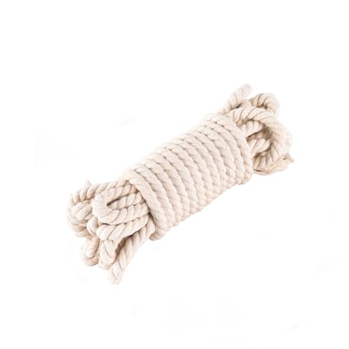 10mm*16M Makramee Baumwollschnur, Kordel dick, Verwendet für Vorhänge, Liegen, DIY-Strickmodellage, Gärten und Haustiere, Einfach und großzügig, Dicke Baumwollseil 10mm*16M Makramee Baumwollschnur, Kordel dick, Verwendet für Vorhänge, Liegen, DIY-Strickmodellage, Gärten und Haustiere, Einfach und großzügig, Dicke Baumwollseil von NASHRIO