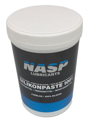 NASP Silikonpaste Silikonfett Montagemittel Schmierfett transparent 1Kg - Made in Germany von NASP