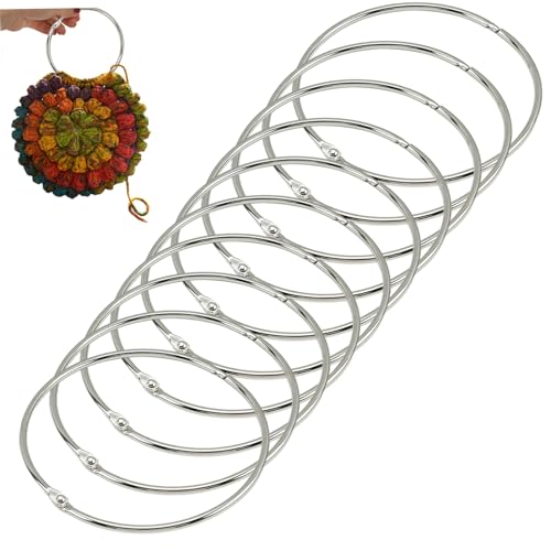 10pcs große Bindemittelringe, 4 Zoll Metall Lose Blattbindemittel Ringe für Home Office Karteikarten Einnahmen Memos Fotos Dateien DIY -Handwerksbedarf 10pcs große Bindemittelringe, 4 Zoll Metall Lose Blattbindemittel Ringe für Home Office Karteikarten Einnahmen Memos Fotos Dateien DIY -Handwerksbedarf von NASSMOSSE