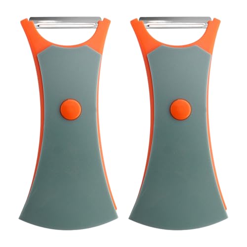 2pcs Gemüseschäler 2 in 1 Edelstahl-Obstschäler mit Julienne-Funktion und PP-Griff-Griff-Arbeitspunkt-Küchenwerkzeugen 2pcs Gemüseschäler 2 in 1 Edelstahl-Obstschäler mit Julienne-Funktion und PP-Griff-Griff-Arbeitspunkt-Küchenwerkzeugen von NASSMOSSE
