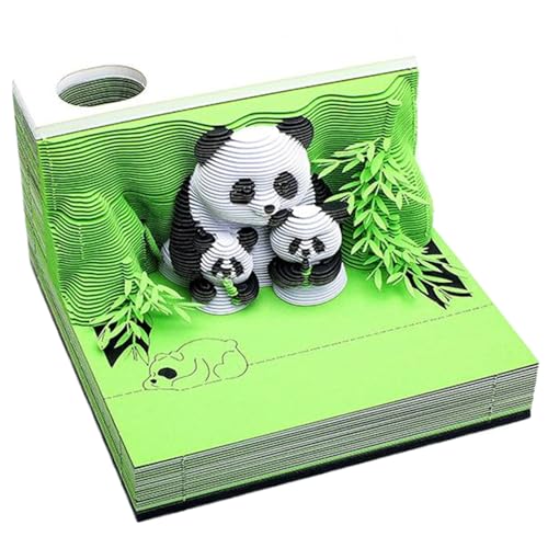 3D -Kalender 2025 Wochen Kalender Papierschnitzer Panda -Zeitstück mit Acrylcover, Artsy Desktop -Kalender & Notizblock für Schule, Zuhause, Bürodekoration 3D -Kalender 2025 Wochen Kalender Papierschnitzer Panda -Zeitstück mit Acrylcover, Artsy Desktop -Kalender & Notizblock für Schule, Zuhause, Bürodekoration von NASSMOSSE