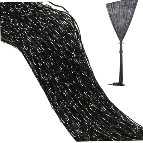 NASSMOSSE Perlen Tür Vorhang 39x79 '' Türschnur Vorhänge glänzende hängende dekorative Wandplatte Fransen Fensterraum Teiler blind für Hochzeitstürhänge Schwarz NASSMOSSE Perlen Tür Vorhang 39x79 '' Türschnur Vorhänge glänzende hängende dekorative Wandplatte Fransen Fensterraum Teiler blind für Hochzeitstürhänge Schwarz von NASSMOSSE