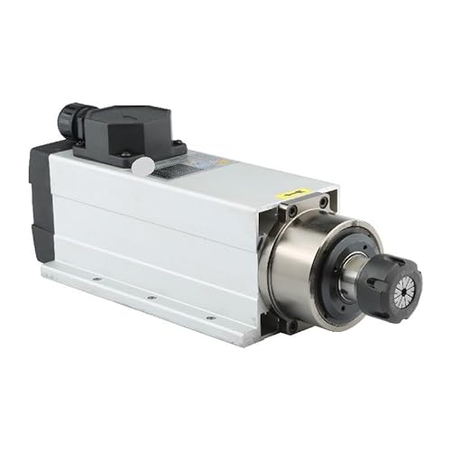 3,5 kW ER25-Spindelmotor, 220 V 380 V quadratische luftgekühlte Spindel, mit Montageflansch 18000 U/min 300 Hz for Fräsmaschine(3.5kw ER25 220V) von NATEPLALFC