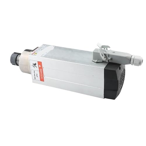 NATEPLALFC 3,5 kW, quadratischer luftgekühlter Spindelmotor, ER20-Spannfutter, 4 Lager, 220 V 380 V, for Holzfräsmaschine(3.5kw 380V) von NATEPLALFC