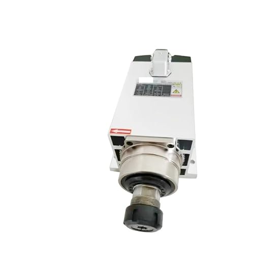 NATEPLALFC 5,5 kW ER32 Luftgekühlter Spindelmotor, 380 V, quadratische Spindelmontage, französische 4-teilige Lager for die Holzbearbeitung von Oberfräsen, GDZ120x103-5.5FIN von NATEPLALFC