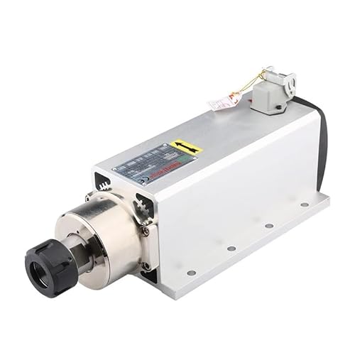 NATEPLALFC 6,0 kW ER32 Luftgekühlter Spindelmotor 220 V 380 V Vierkantspindel montierter Flansch 4 Lager, Router und Fräsmaschine(6.0kw 380V) von NATEPLALFC