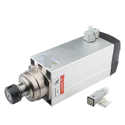 NATEPLALFC 6,0 kW quadratischer luftgekühlter Spindelmotor, ER32-Spannfutter 4 Lager 220 V 380 V for Router und Fräsmaschine(6.0kw 220V) von NATEPLALFC