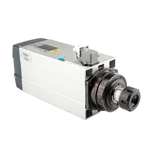 NATEPLALFC Luftgekühlte Spindel, 4,5 kW, 380 V, quadratische luftgekühlte Spindel, ER32-Spannzange, Spindel for Schnitzen von Holzfräsen(4.5kw 220V) von NATEPLALFC