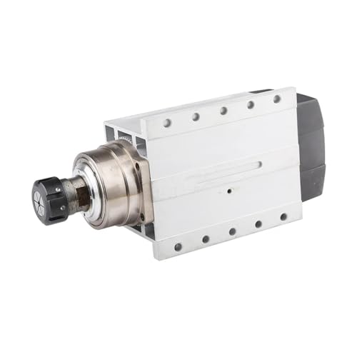 NATEPLALFC Luftgekühlter Spindelmotor, 5,5 kW ER32 380 V, Vierkantspindel, montierte französische 4-teilige Lager, for die Holzbearbeitung mit Oberfräsen von NATEPLALFC