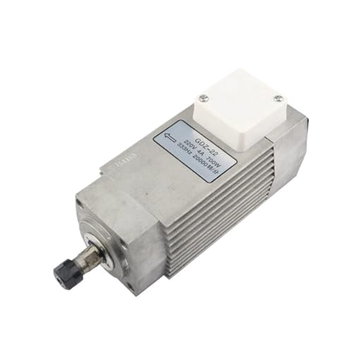 NATEPLALFC Spindelmotor, 700 W, 20.000 U/min, luftgekühlte Spindel, 333 Hz, 220 V, ER11-Spannfutter, for Fräsmaschine, Holzbearbeitungsschnitzerei, GDZ-22 von NATEPLALFC