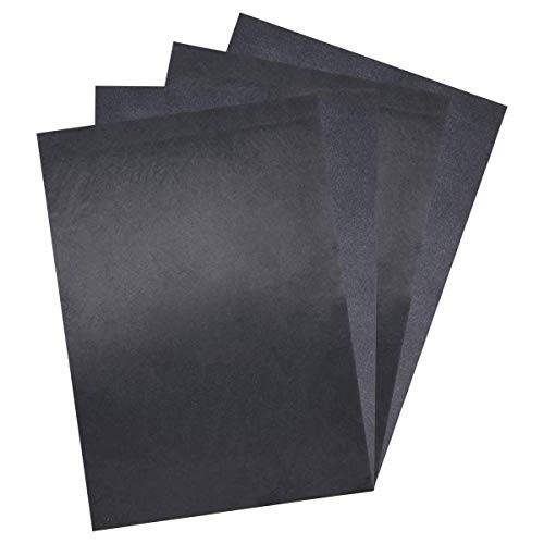 NATUCE 100 Kohle-Transferpapier Schwarz Carbon Transparentpapier Graphit Kopierpapier für Holz, Papier, Leinwand und andere Kunstoberflächen von NATUCE