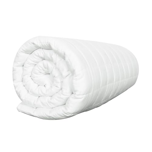 NAUMUNA Gewichtsdecke 8kg mit Merinowolle & Glasperlen, 100 % Baumwolle, Oeko-Tex Zertifiziert Schwere Decke ideal bei Stress, Schlafproblemen & zur Entspannung (135x200 cm) von NAUMUNA