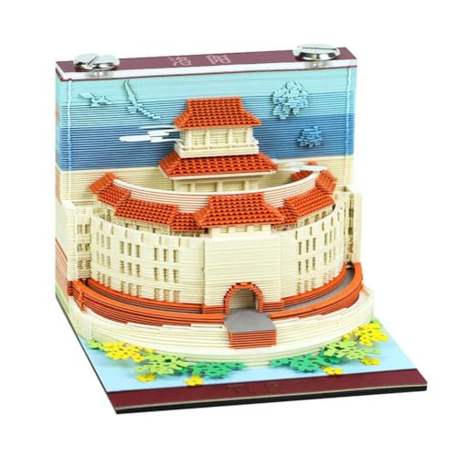 4 Arten Chinesischer 3D-Kalender-Notizblock Schloss 3D-Kalender Geburtstag Notizblock Papier Memo 3D 20 Würfel Block R8m5 Notiz Geschenk künstlerisch 4 Arten Chinesischer 3D-Kalender-Notizblock Schloss 3D-Kalender Geburtstag Notizblock Papier Memo 3D 20 Würfel Block R8m5 Notiz Geschenk künstlerisch von NAUXIU