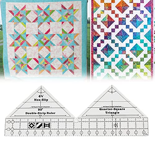 NAUXIU 90 Degree Double Strip Quilt Ruler,Patchwork Lineal Nähen,Quilt Ruler Set,sew Ruler, Näh Lineal Muster, Quilten Lineale, Stoffe Lineal, Template Ruler,DIY-Werkzeuge Für Einfache Quilt-Designs NAUXIU 90 Degree Double Strip Quilt Ruler,Patchwork Lineal Nähen,Quilt Ruler Set,sew Ruler, Näh Lineal Muster, Quilten Lineale, Stoffe Lineal, Template Ruler,DIY-Werkzeuge Für Einfache Quilt-Designs von NAUXIU