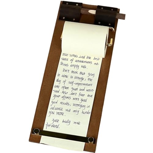 Retro Memo Pad Board Clip kann Haftnotizen Papier Memo Board Clip Memo Memo Memo Holz Papier blanko reißbar nicht haftend Pad Retro Memo Pad Board Clip kann Haftnotizen Papier Memo Board Clip Memo Memo Memo Holz Papier blanko reißbar nicht haftend Pad von NAUXIU