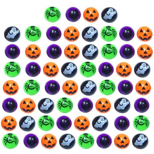 NAUZE Halloween-Hüpfbälle, bunte und kleine Gummi-Hüpfbälle, lustige Halloween-Partygeschenke, Spielzeug für Kinder, Party, Geburtstagsgeschenk, 120 Stück NAUZE Halloween-Hüpfbälle, bunte und kleine Gummi-Hüpfbälle, lustige Halloween-Partygeschenke, Spielzeug für Kinder, Party, Geburtstagsgeschenk, 120 Stück von NAUZE